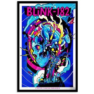 Blink 182 Rogers Centre Toronto On Aug 15 2024 Poster
